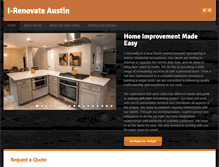 Tablet Screenshot of irenovateaustin.com